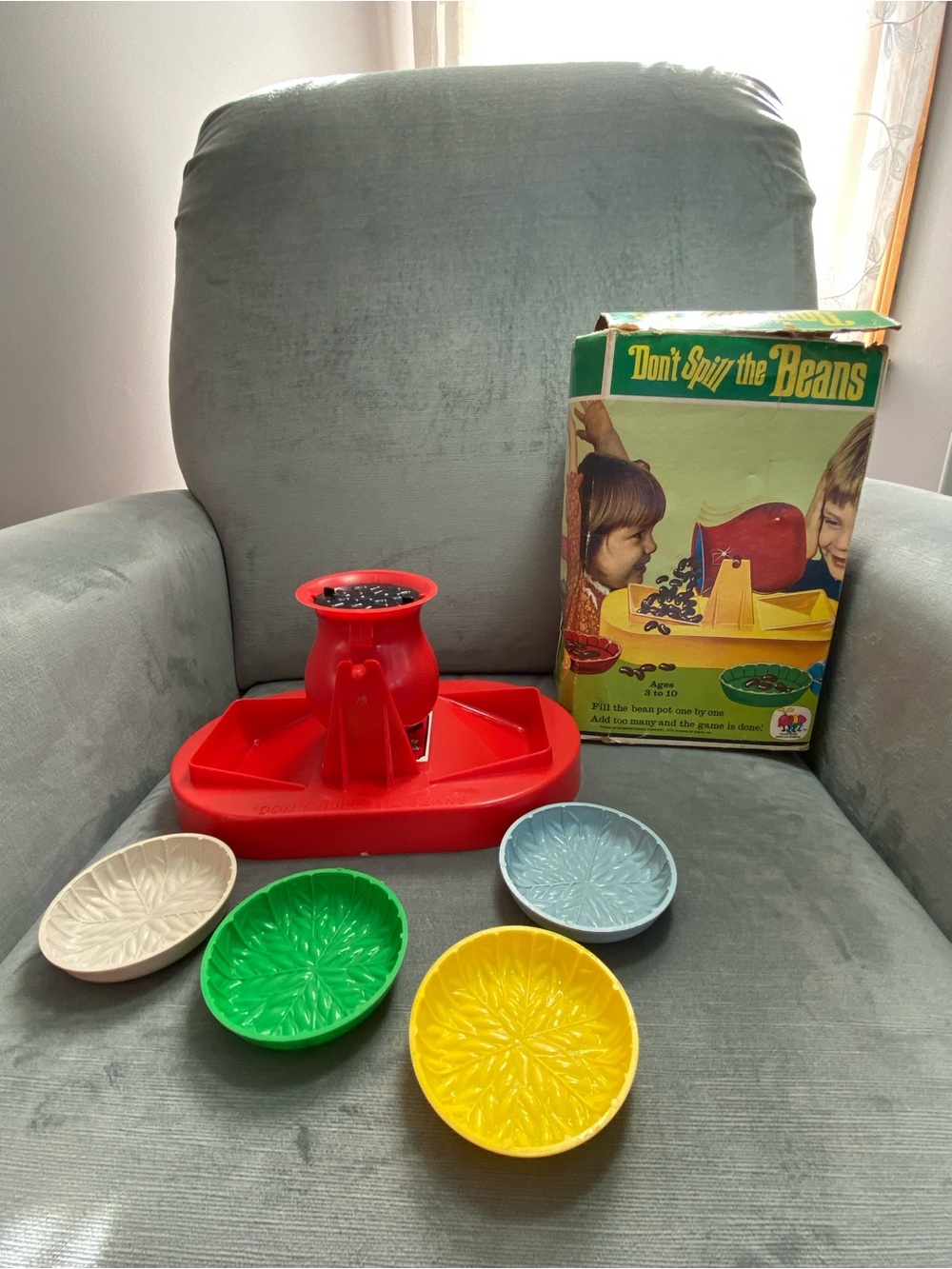 Schaper Don’t Spill the Beans vintage 1970 vintage game complete